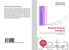 Copertina di Rhenish Railway Company