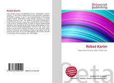 Buchcover von Robat Karim
