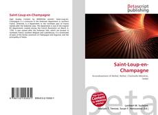 Buchcover von Saint-Loup-en-Champagne