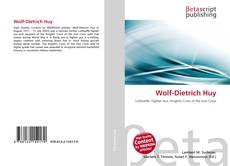 Buchcover von Wolf-Dietrich Huy