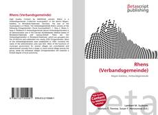 Buchcover von Rhens (Verbandsgemeinde)