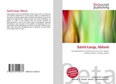 Buchcover von Saint-Loup, Nièvre