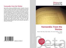 Copertina di Yonnondio: From the Thirties