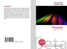 Buchcover von Rheophyte