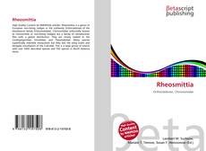 Couverture de Rheosmittia