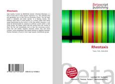 Copertina di Rheotaxis