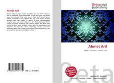 Capa do livro de Ahmet Arif 