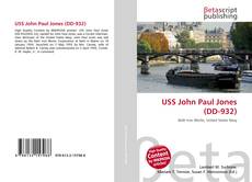 Capa do livro de USS John Paul Jones (DD-932) 