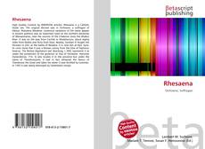 Capa do livro de Rhesaena 