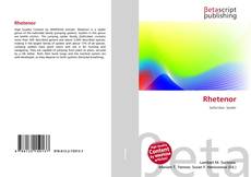 Capa do livro de Rhetenor 