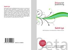 Copertina di Saint-Lys
