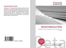 Copertina di Ahmet Mahmut Ünlü