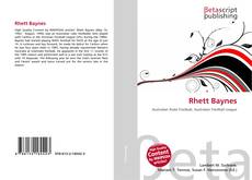 Couverture de Rhett Baynes