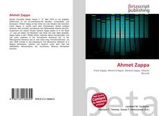 Copertina di Ahmet Zappa