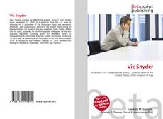 Copertina di Vic Snyder