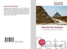 Couverture de Ahmose Pen Nechbet