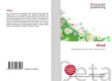 Couverture de Ahnd