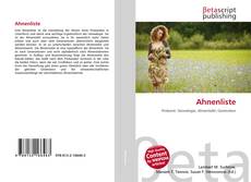 Buchcover von Ahnenliste