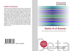 Couverture de Walter III of Brienne