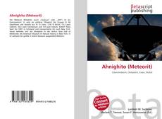 Copertina di Ahnighito (Meteorit)
