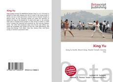 Copertina di Xing Yu