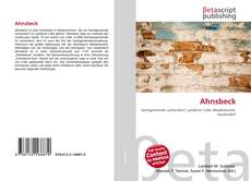 Couverture de Ahnsbeck