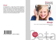 Couverture de Ahnsjö