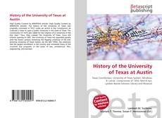 Copertina di History of the University of Texas at Austin