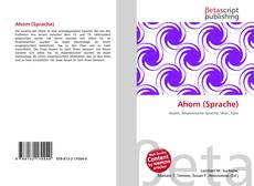 Capa do livro de Ahom (Sprache) 