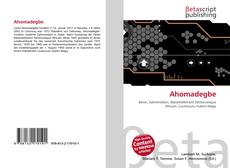 Copertina di Ahomadegbe