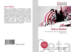 Buchcover von Ahorn (Baden)