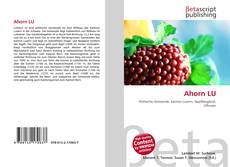 Buchcover von Ahorn LU