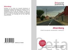 Copertina di Ahornberg