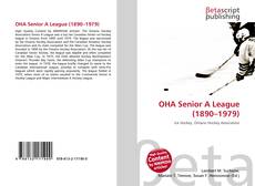 Couverture de OHA Senior A League (1890–1979)