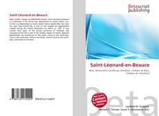 Couverture de Saint-Léonard-en-Beauce