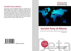 Couverture de Socialist Party of Albania