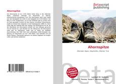 Copertina di Ahornspitze