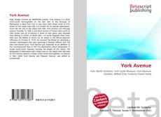 Copertina di York Avenue