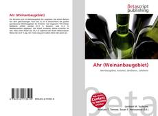 Buchcover von Ahr (Weinanbaugebiet)