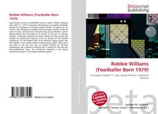 Buchcover von Robbie Williams (Footballer Born 1979)
