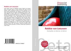Copertina di Robbie van Leeuwen