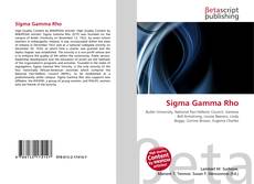 Copertina di Sigma Gamma Rho