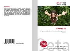 Buchcover von Ahrbrück