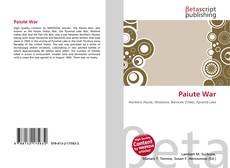 Capa do livro de Paiute War 