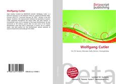 Copertina di Wolfgang Cutler
