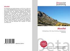 Buchcover von Ahreifel