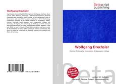 Copertina di Wolfgang Drechsler