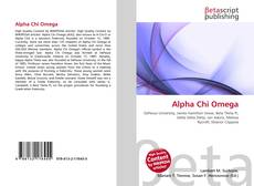 Buchcover von Alpha Chi Omega