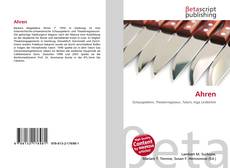 Copertina di Ahren