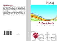 Capa do livro de Wolfgang Gewalt 